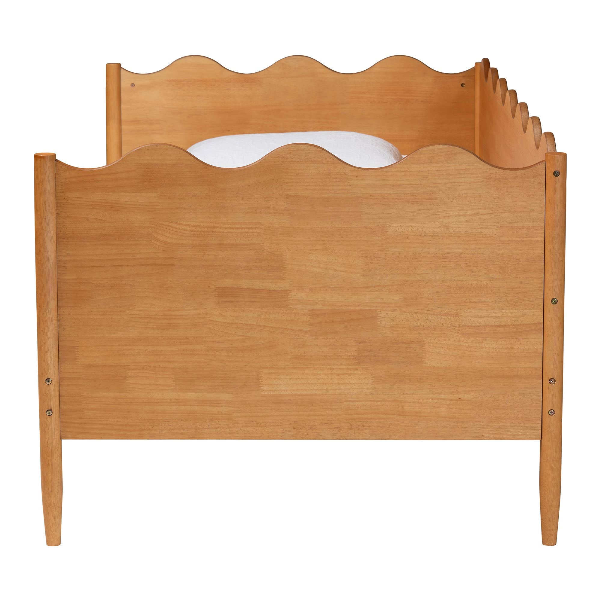 Baxton Studio Malaya Modern Daybed, Twin, Oak Brown