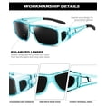 thumbnail image 2 of KALIYADI Fit Over Wrap Sunglasses Polarized Sun Glasses:Wrap Around Eyeglasses for Men and Women with UV Protection for Driving, 2 of 7