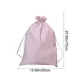 thumbnail image 3 of SLYNSHome Christmas Large Gift Bags,Drawstring Santa Claus Bag for Christmas Party Decor Xmas Stocking Stuffer Supplies - Pink, 3 of 7