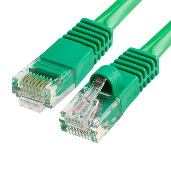 Cmple - Cat5e Ethernet Cable 150 ft, 350 MHz UTP Cat 5e Ethernet Patch Cable, 1Gbps Network Lan Cables, RJ45 Connectors, Compatible with Laptop, Modem, Router - Green