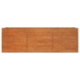 thumbnail image 4 of vidaXL Garden Raised Bed Rusty 94.5"x31.5"x30.3" Corten Steel, 4 of 7