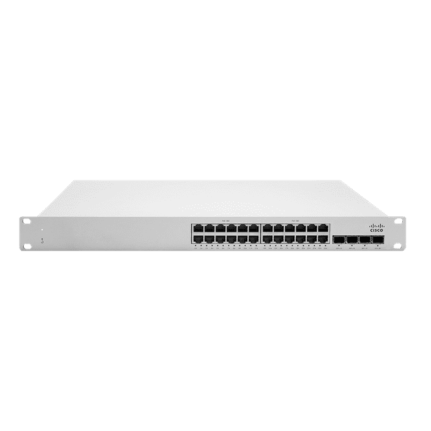 Cisco Meraki MS250-24 L3 Stck Cld-Mngd 24x GigE Switch plus MS250-24  Enterprise Security and Support 5YR Bdl