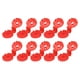 thumbnail image 2 of 100 clips de plástico para tela de sombra a prueba de pájaros, clips de tela resistentes para invernadero, jardín al aire libre, color rojo VoborMX herramienta, 2 of 8