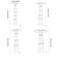 thumbnail image 3 of Metal Plant Climbing Frame Potted Plant Garden Trellis Metal Wire Stake Trellis, 3 of 7