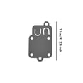 thumbnail image 3 of Junta de diafragma,Kit de juntas de diafragma de carburador 270026 272538,272538S Kit de juntas de diafragma Accesorios Piezas, 3 of 8
