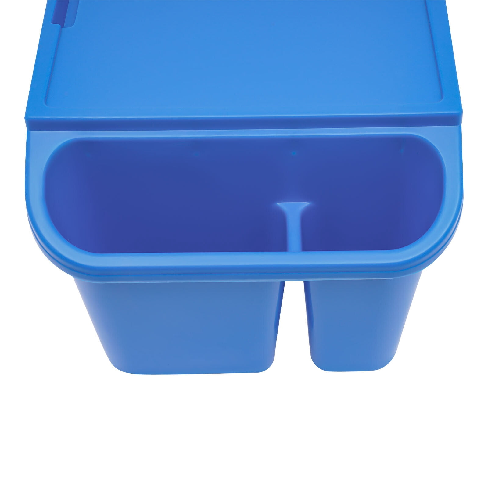 6Pcs Kids Lap Desk Tray, Plastic Breakfast Laptop Trays with Side Pockets, Portable Lap Bed Table for Writing Eating Game Classroom (Blue)