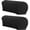 Black, variant on LQCrafK 2Pcs Soft Stretch Plush Armrest Covers, Stretch Armrest Covers for Chairs/Sofas, Couch Arm Covers, Furniture Protector Armchair Slipcovers for Recliner