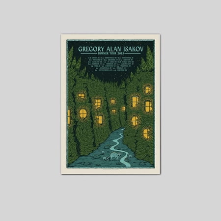 Gregory Alan Isakov Tour Poster - Summer Tour 2026 Poster Size 24''x36'' Googate