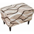 thumbnail image 1 of Housse Extensible pour Ottoman Rectangulaire Housse de Rangement pour Repose-Pieds Housses pour Tabouret avec Fond Élastique Antidérapant, 1 of 6