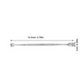 thumbnail image 2 of LIFKOME 4Pcs Metal Nail Pusher Tool Dual Ended Stainless Steel Cuticle Remover for Home Use, 2 of 8