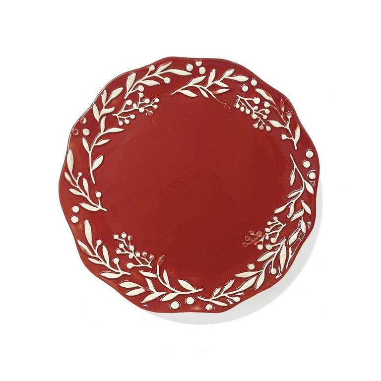 BIANCA MISTLETOE RD/WH 16 PC SET - Walmart.com