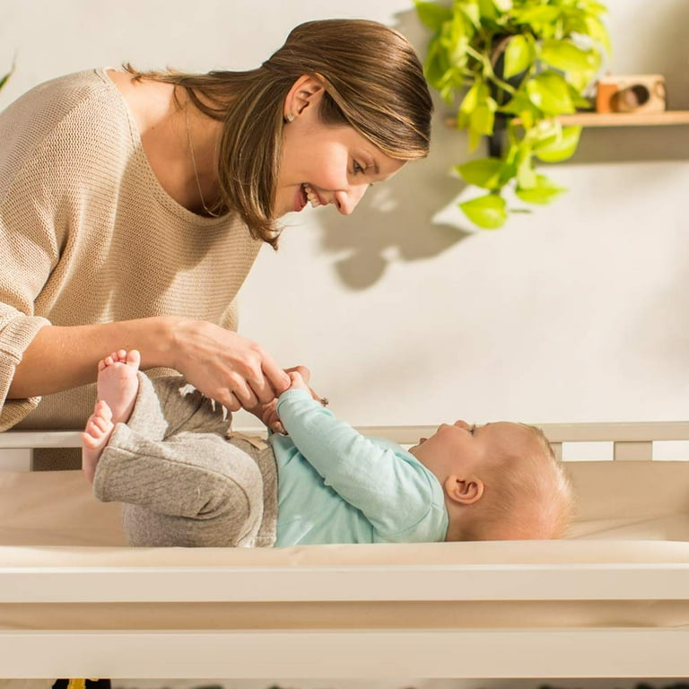 Organic Contoured Changing Pad Easy to Clean Lightweight Portable Comfort 2 Sided Waterproof Baby Diaper Changing Pad for Dresser or Changing Table 16 x 31 Walmart