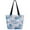 Cats, variant on Tote Bag with Zipper for Women with Bottle Pockets Heavy Duty Casual Anti-water Cloth Shoulder Handbag PVC Padded, Cats