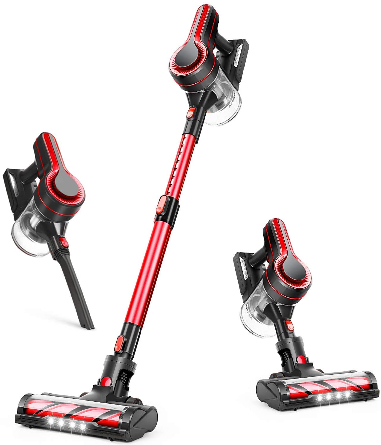 APOSEN Cordless Vacuum Cleaner, 18000Pa Strong Suction, 4 in 1 Stick