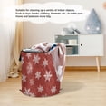 thumbnail image 6 of 50L Extra Large Popup Hamper Collapsible Laundry Basket With Zippered Lid 15.7x18.5in Simple Background, 6 of 7