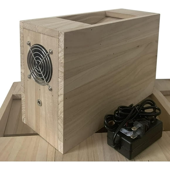 TsoLay Efficient Bird Feed Blown Shell Splitter with Adjustable Speed Fan, Enlarged Feeding Port, for Millet, Miscellaneous Grains, Melon Seeds, Rice, Beans, Parrot Bird Food, Etc.