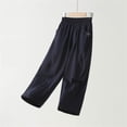 thumbnail image 5 of Nilvkv Boys Lightweight Pants, Boys Joggers, Logo Print Straight Leg Sweatpants in Relaxed Fit with Elastic Waist and Side Pockets for Outdoor Wear Blue 7-8 Years, 5 of 8