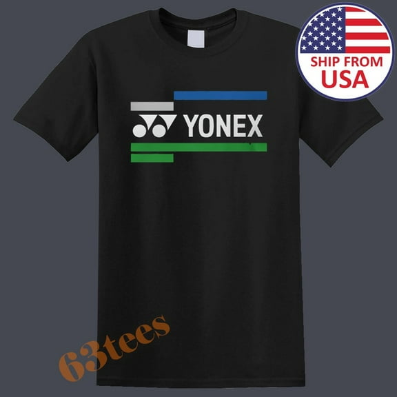 Yonex Sports Badminton Men's Black Size S to 3XL