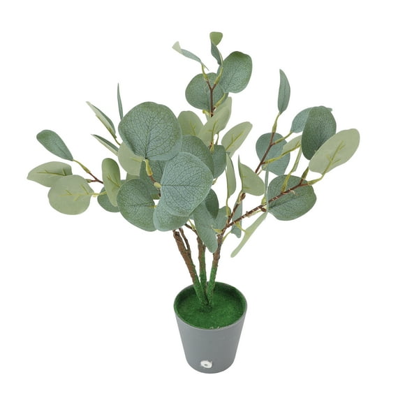 Bonsai Tree Lamp, Compact 45cm Tall Liifelike USB Powered Lighted Tabletop Eucalyptus Tree Versatile for Office Indoor Decoration