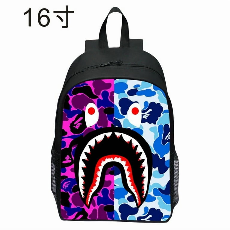 n*t様 bape backpack BAPE Anime Travel Backpack for Teens/Womens/Mens/ Casual Daypack