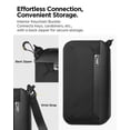 thumbnail image 3 of Organizador porta pasaporte Spigen KD500 con bloqueo RFID, negro, 3 of 8