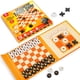 thumbnail image 1 of Juego de mesa Coogam Magnetic Travel Chess 3 en 1 con bolsa de transporte, 1 of 7