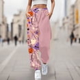 thumbnail image 2 of WILLBEST Pantalones Casuales para Mujer, Cómodos Pantalones Deportivos con Estampado de Halloween, Cintura Elástica Suave, Ideales para Uso Diario y Relajación 57 Extra Grande, 2 of 4