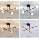 thumbnail image 2 of Lámpara De Techo Industrial, Lámpara De Araña De 72 Cm De Diámetro, Lámpara De Techo Ajustable 180 Para Dormitorio, Cocina, Sala De Estar, Bar, Cafetería, Negro, Base E27, Sin, 2 of 5