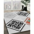 thumbnail image 2 of Ahgly Company Indoor Rectangle Patterned Off-White Novelty Area Rugs, 8' x 10', 2 of 6