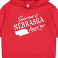 thumbnail image 3 of Inktastic Someone in Nebraska Loves Me Toddler Hoodie, 3 of 4