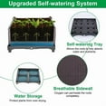 thumbnail image 4 of (ningkede)--Raised Garden Bed With Self-watering System Rectangle Garden Planter For Garden Patio Balcony Elevated Planter Box For Flowers Vegetables Herbs.--（32k;l）, 4 of 10