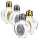 thumbnail image 5 of Juego de 4 botellas vacías de agua bendita para uso religioso. Botellas de vidrio delicadas con relieve., 5 of 7