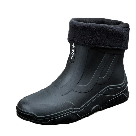AUXDIQ Rain Boots Women Men Short Ankle Waterproof Rain Shoes Outdoor Garden Shoes