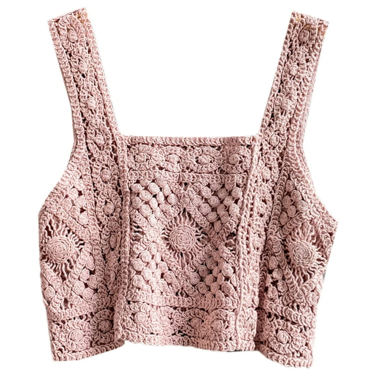 Wide Strap Tank Top -free crochet pattern