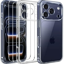 1997 3-in-1 Clear Case Designed for iPhone 17 Pro Max 6.9'' 2025 with 2 Pack Tempered Glass Screen Protector Full Camera Protection, Military Shockproof Hard Back Slim for 17 Pro Max Cover - Clear