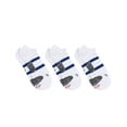 thumbnail image 2 of Hanes X-Temp Men's Compression Low Cut Socks, 3-Pairs White 6-12, 2 of 3