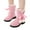 Pink, variant on Up to 65% off SEMPAI Children's Snow Boots Girls Boots Winter Thick Warm Princess Short Boots Medium and Large Children Girls Cotton Shoes Clearance