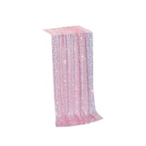 Leodye 1Pcs Sequin Table Runner Mermaid Table Runner Glitter Sequin Sparkly Desk Cover for Wedding Birthday Party Ceremony Supplies Decor-11.81x72.04 in