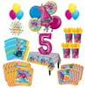 Trolls Poppy 5th Birthday Party Supplies 16 Guest Kit and Balloon Bouquet Decorations 95 pc