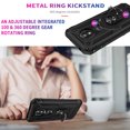 thumbnail image 2 of Revvlry Phone Case,(T-Mobile) Moto G7 Play Case Case, With [Tempered Glass Screen Protector Included], STARSHOP Drop Protection Ring Kickstand Cover- Black, 2 of 7