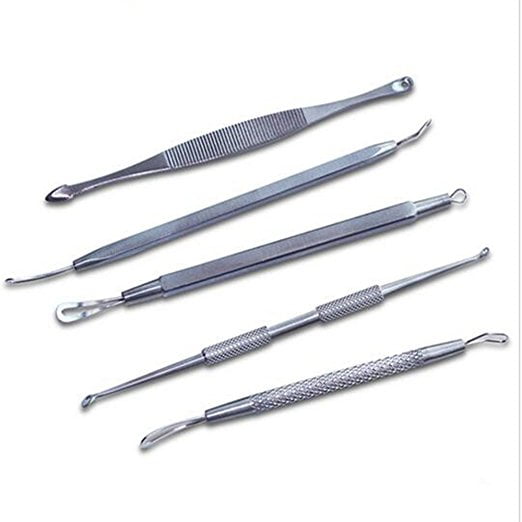 Dr Rogo Blackhead Remover Pimple Comedone Extractor Tool Best Acne Removal Kit -Blemish, Whitehead Popping, Zit Removing Dermatologist Grade Blemishes ...