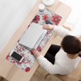 thumbnail image 3 of Long Mouse Pads for Desk,Pioneer Flower Floral Print Pattern Desk Mats on Top Of Desks, Desk Mouse Pad Extra Large with 3mm Non-Slip Base and Stitched Edge for Gaming,Office,Work,Home 31.5"x11.8", 3 of 6