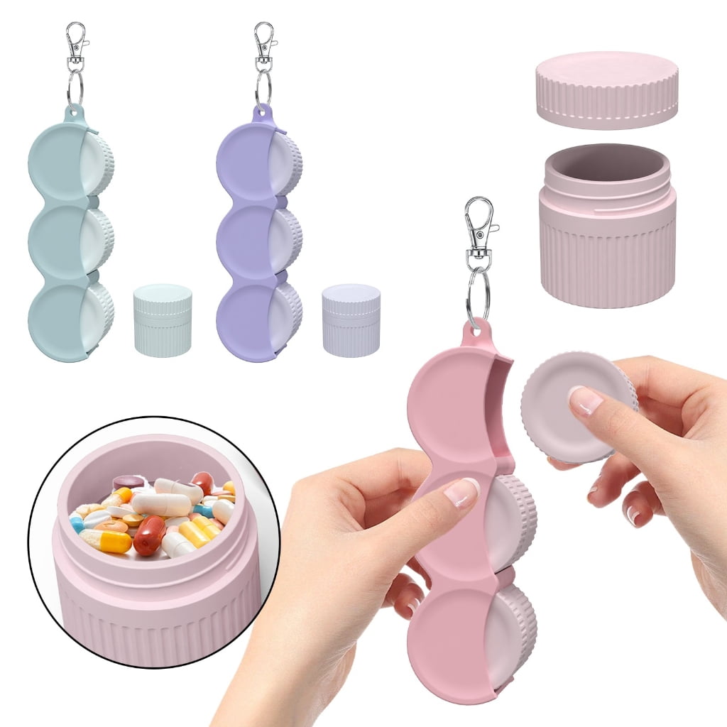 Leakproof Silicone Cosmetic Containers Portable Travel Jars Color Coded Design