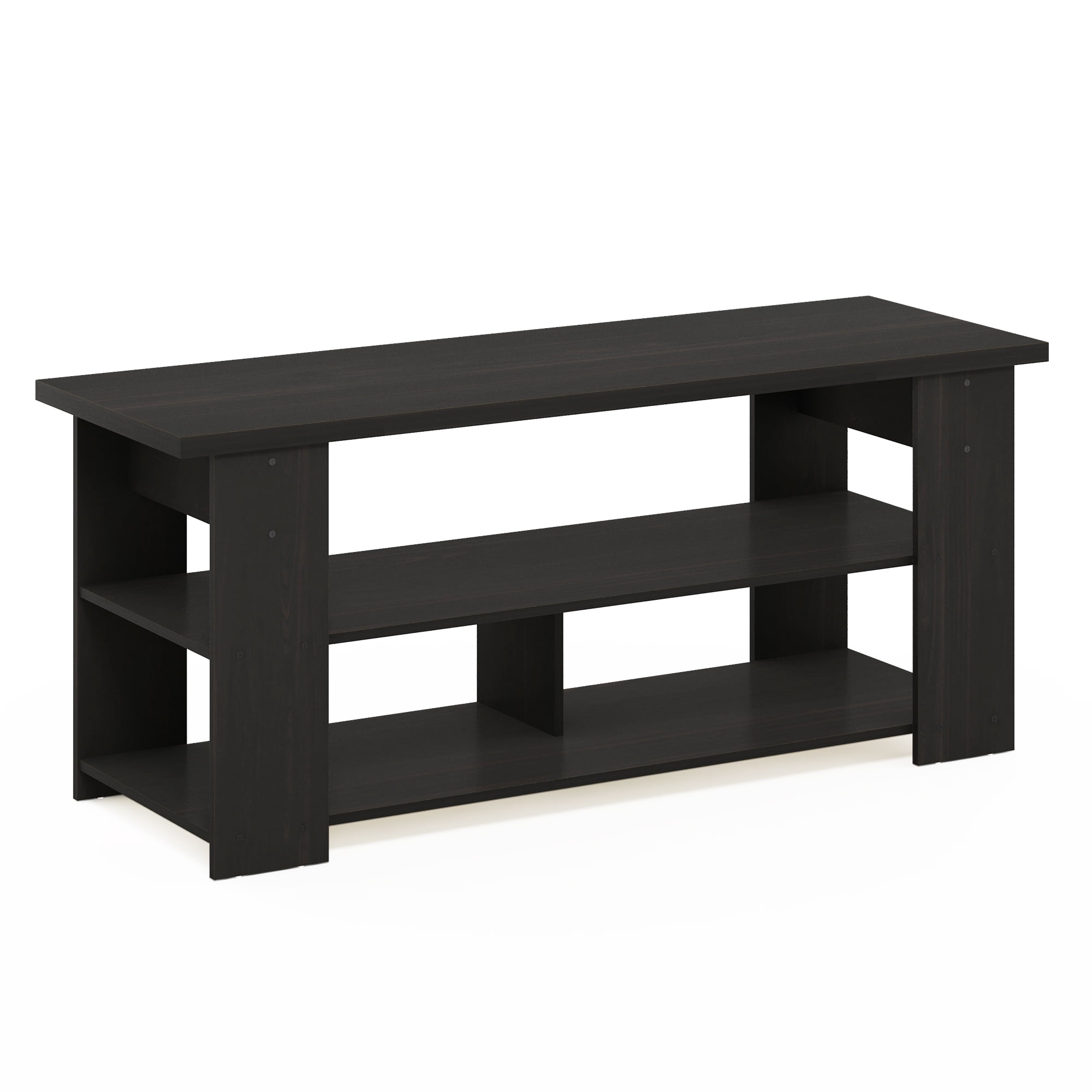 Furinno JAYA Engineered Wood TV Stand for TV up to 55" in Espresso