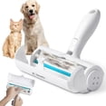 thumbnail image 4 of CNNIK Pet Grooming Kit - dog brushes for grooming?best cat hair brush?Blue Pet Shedding Brush & Dematting Comb Set Effortlessly Removes Loose Hair & Tangles for Dogs and Cats, 4 of 6