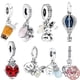 thumbnail image 2 of NUEVO Globo de luciérnaga de plata esterlina 925 Bubble Tea & Abalorio colgante de oso de peluche compatible con pulsera Pandora Original, regalo de joyería DIY Dengxun unisex, 2 of 2