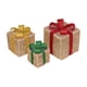 thumbnail image 2 of Cajas Navideñas Iluminadas con Control Remoto, Juego de 3, Decoración Led para Exteriores, Ideales para Regalos y Decoración de Jardín., 2 of 6