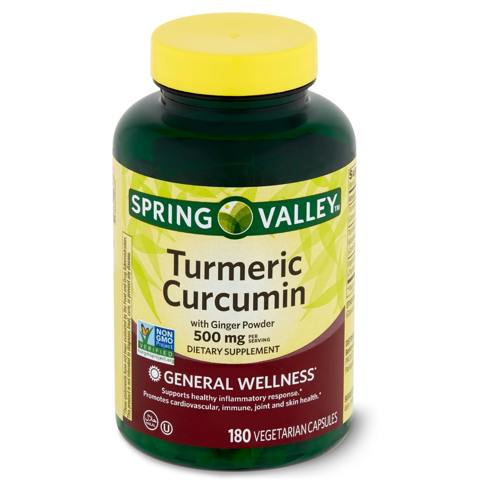 Spring Valley Turmeric Curcumin with Ginger Powder Dietary Supplement