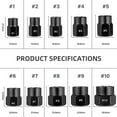 thumbnail image 4 of MOMOJIA Heavy dutys Metric Nut Splitters Nut Remover With Ergonomic Spirals Teeth 9-19mm, 4 of 8