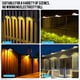 thumbnail image 5 of Luces de pared LED de inducción para pared, valla de jardín, hogar, patio exterior, 4 Uds., 5 of 5